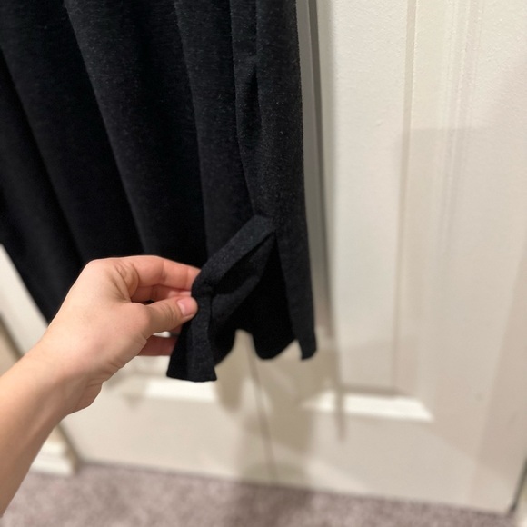 Anthropologie Globetrotter Tee Dress in Charcoal Minimalist Quiet Luxury ,size S - Picture 4 of 12